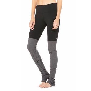 Alo Yoga Goddess Legging Black Grey